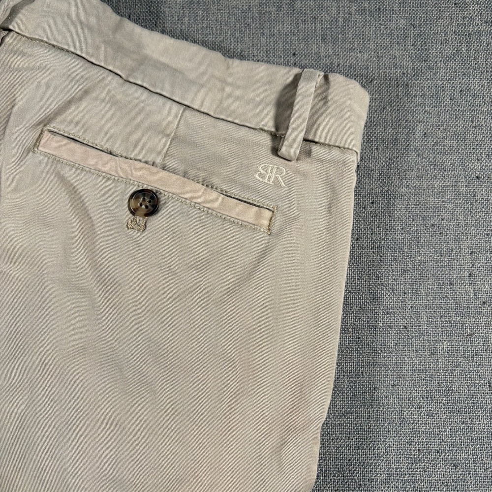 Banana Republic Chino Pants Mens 32x30 Khaki Tan Straight Leg Cotton Twill